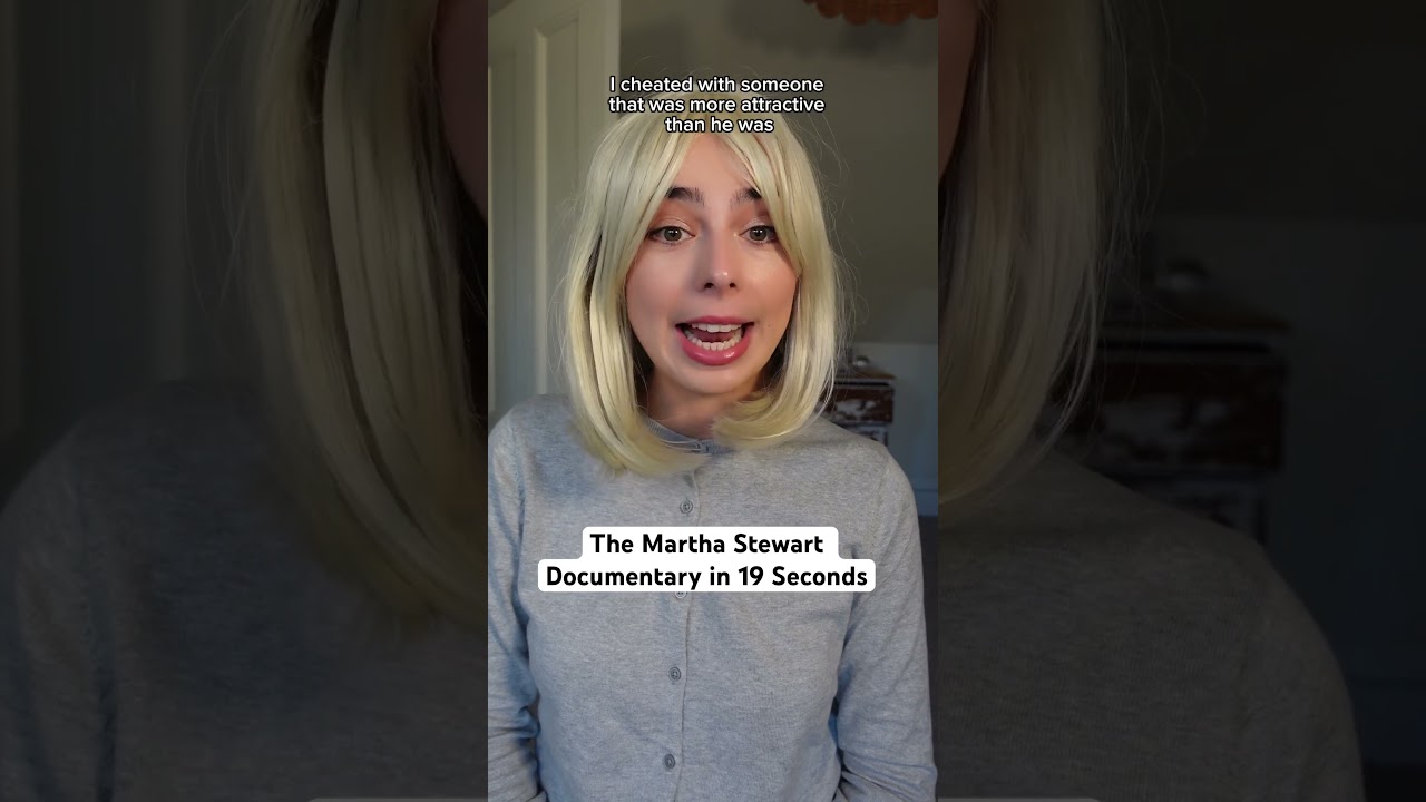 Hilarious 19-Second Parody of Martha Stewart's Documentary ๐ก