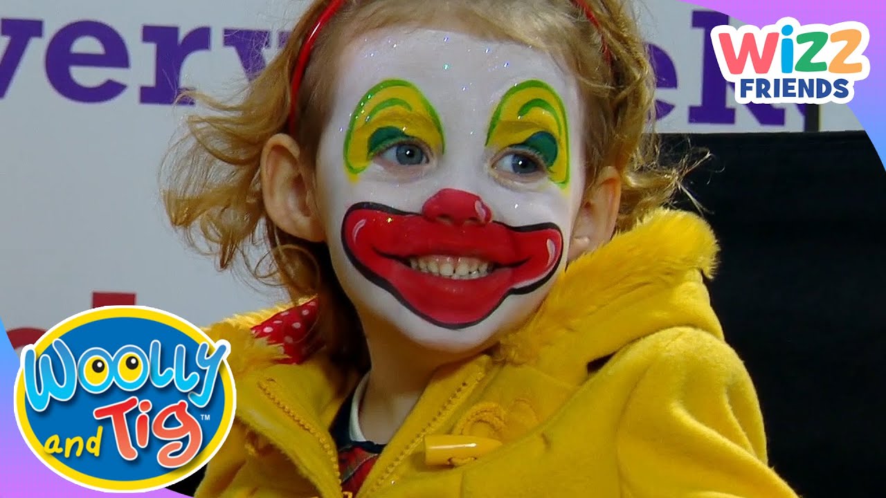 Woolly & Tig Meet a Clown! | Toy Spider & Wizz Friends 🤡