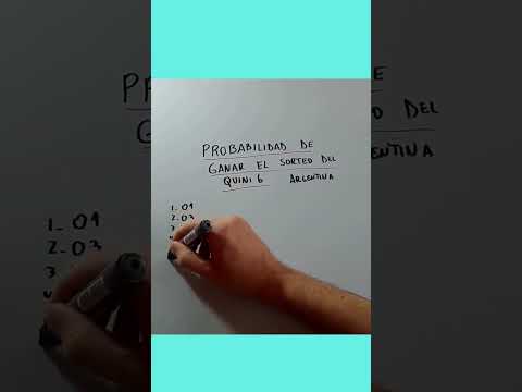 QUERES SABER LA PROBABILIDAD DE GANAR EL QUINI 6 ...