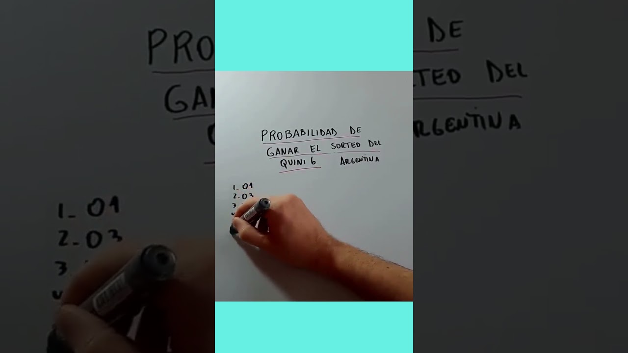 ¿Quieres conocer la probabilidad de ganar el Quini 6? 🎯