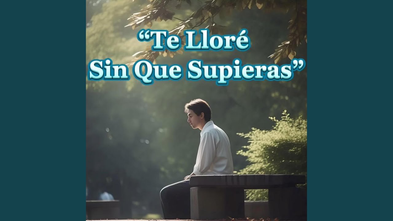"te lloré sin que supieras"