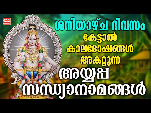 ശനിയാഴ്ച ദിവസം കേൾക്കേണ്ട അയ്യപ്പ സന്ധ്യാനാമങ്ങൾ | Ayyappa Songs Malayalam | Hindu Devotional Songs