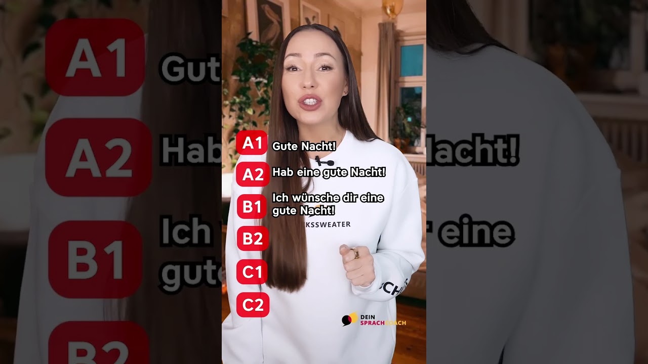 Deutsch Lernen in Kürze: A1 bis C2 | Alltagsgrüße & Tipps 🇩🇪