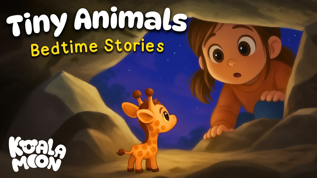 The Cutest Tiny Animals 🦒☺️ Calming Bedtime Stories for Kids 🐨 Children's Sleep Story Collection
