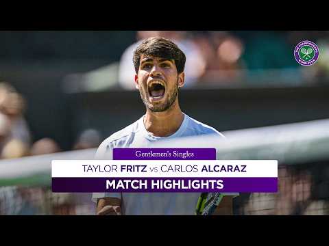 An instant THRILLER | Taylor Fritz vs Carlos Alcaraz | Highlights | Wimbledon 2025