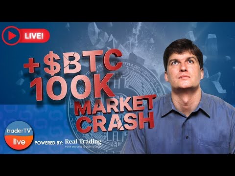 Market CRASH 🤯 Michael Burry's $1.1B Short Triggers $PLTR & Bitcoin Sell-Off😰 | Live Trading