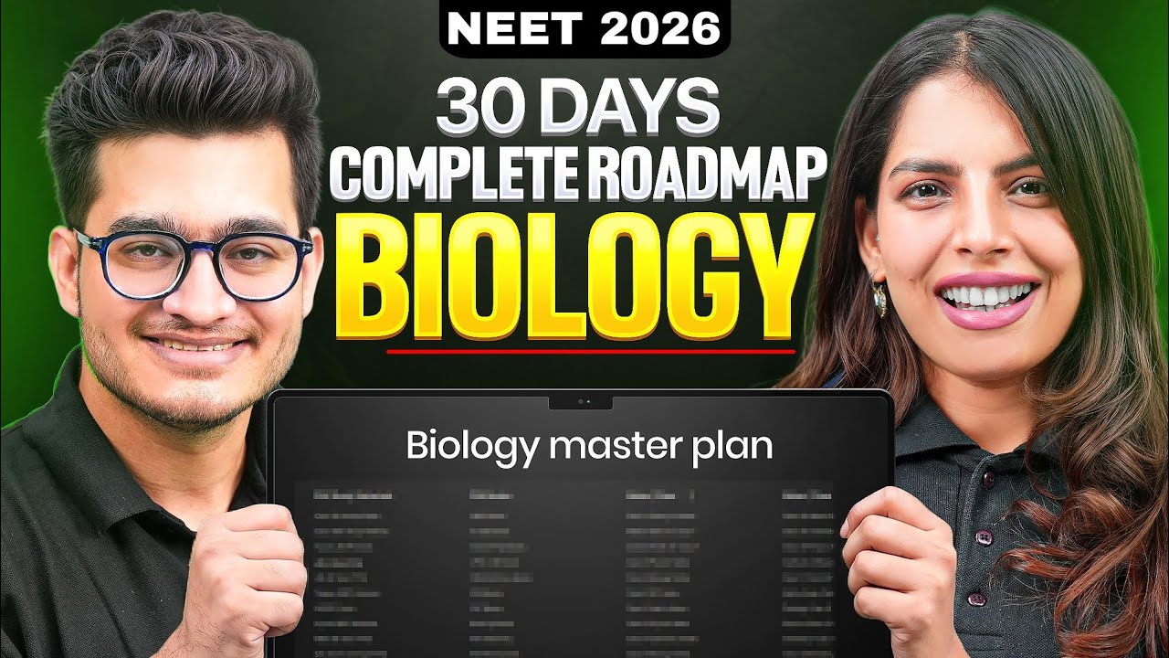 30-Day Complete Biology Roadmap for RE-NEET 2026🔥