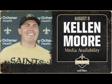 Kellen Moore names Spencer Rattler starter vs. Chargers | Saints Training Camp 2025