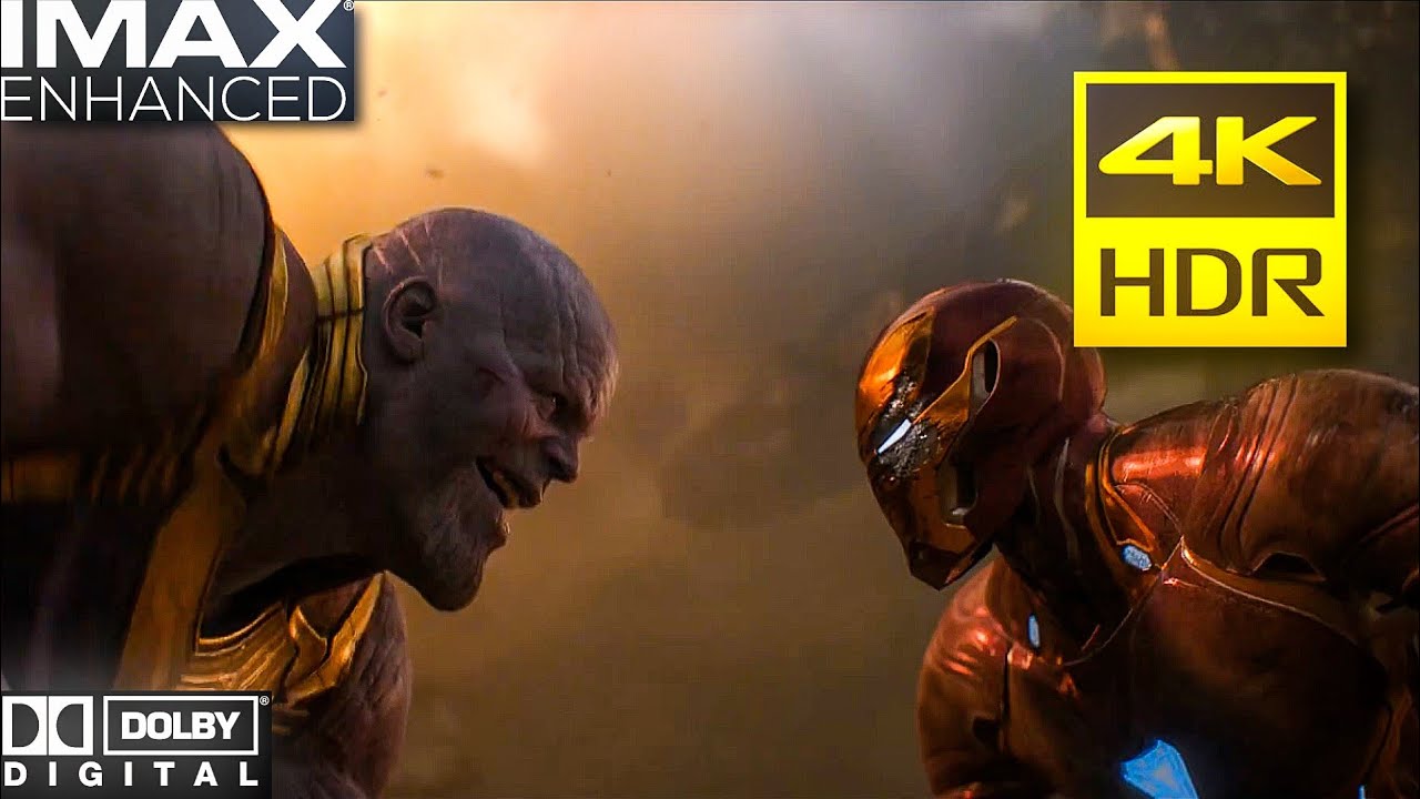Epic 4K IMAX Battle: Iron Man vs Thanos in Stunning Dolby 5.1 Hindi 🎬