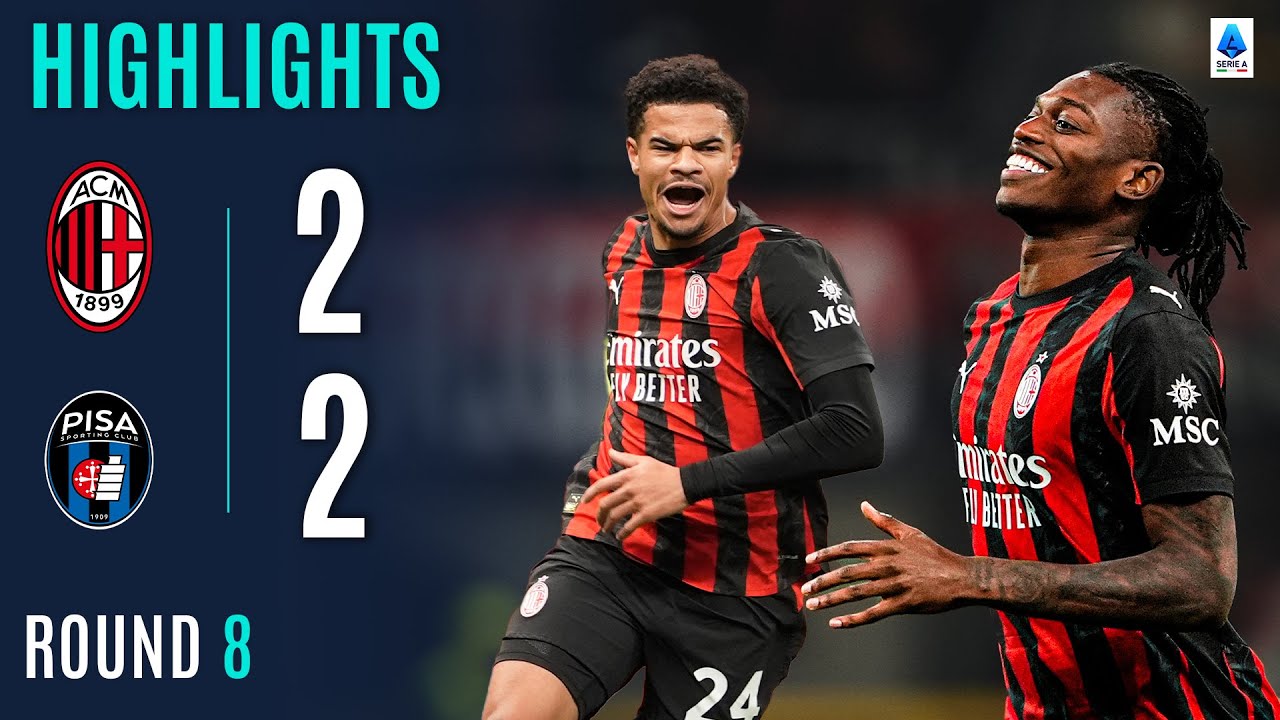 Milan-Pisa 2-2: Debut Hero Saves Rossonieri in Dramatic Finish ⚽