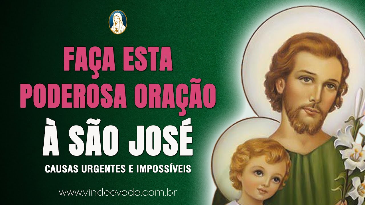 Oração Poderosa a São José por Causas Urgentes ✝️