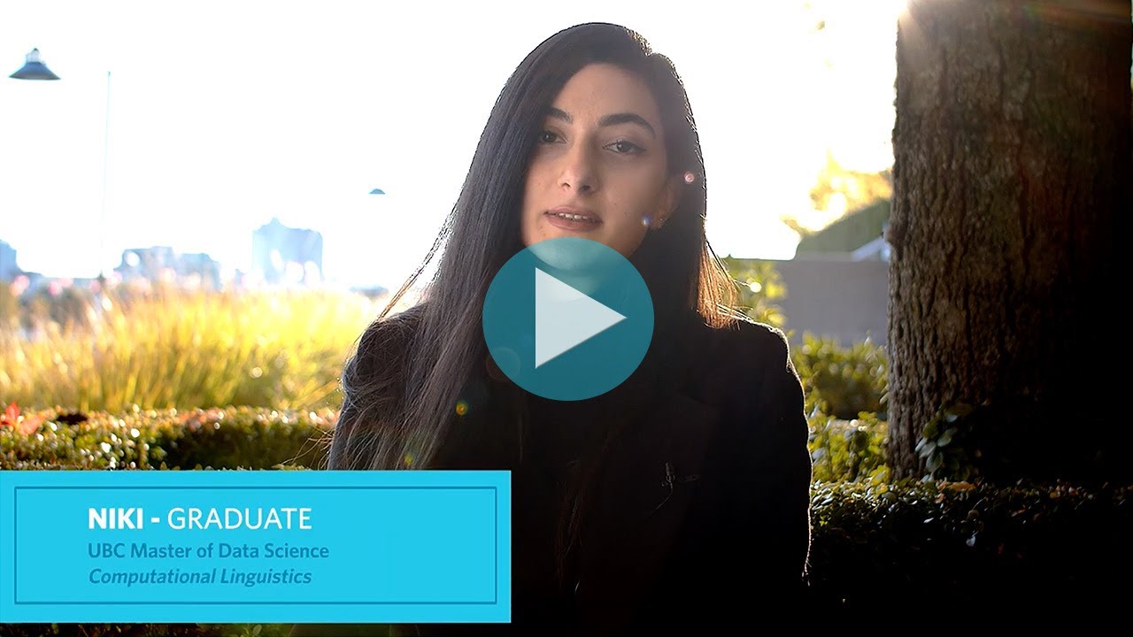 Alumna Spotlight: Niki Hajmoshir from UBC Master of Data Science in Computational Linguistics