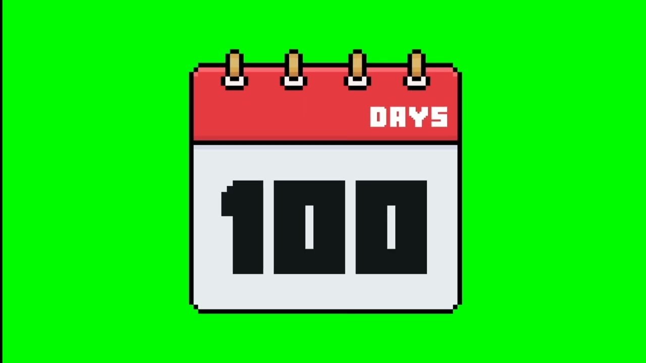 Minecraft 100 Days Green Screen Animation Pack ๐ฎ