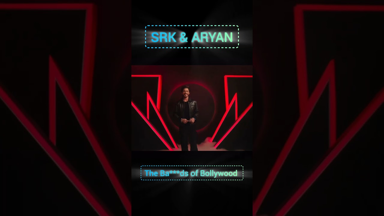 ShahRukh Khan and Aryan in The Ba***ds of Bollywood #Srk #aryankhan #netflix