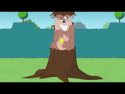 Spike Bulldog - Ball?! (Ball collides into him, sending him crashing into a tree) (READ DESCRIPTION)