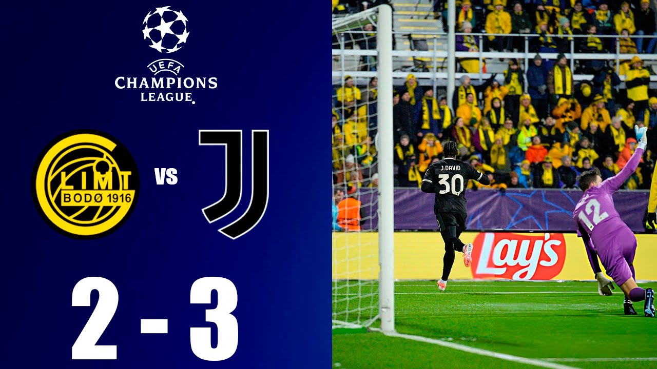 Bodø/Glimt vs Juventus 2-3 Highlights | UCL 2025/26
