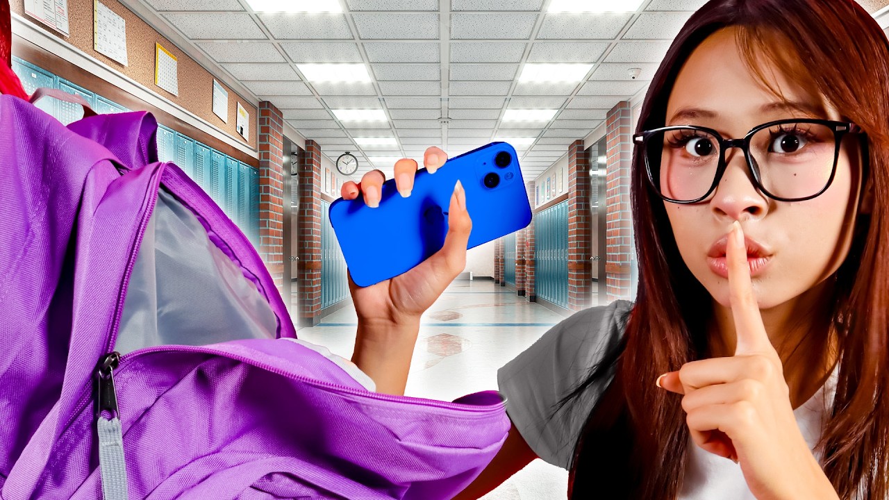 Rich Girl Steals New Phone from Charity