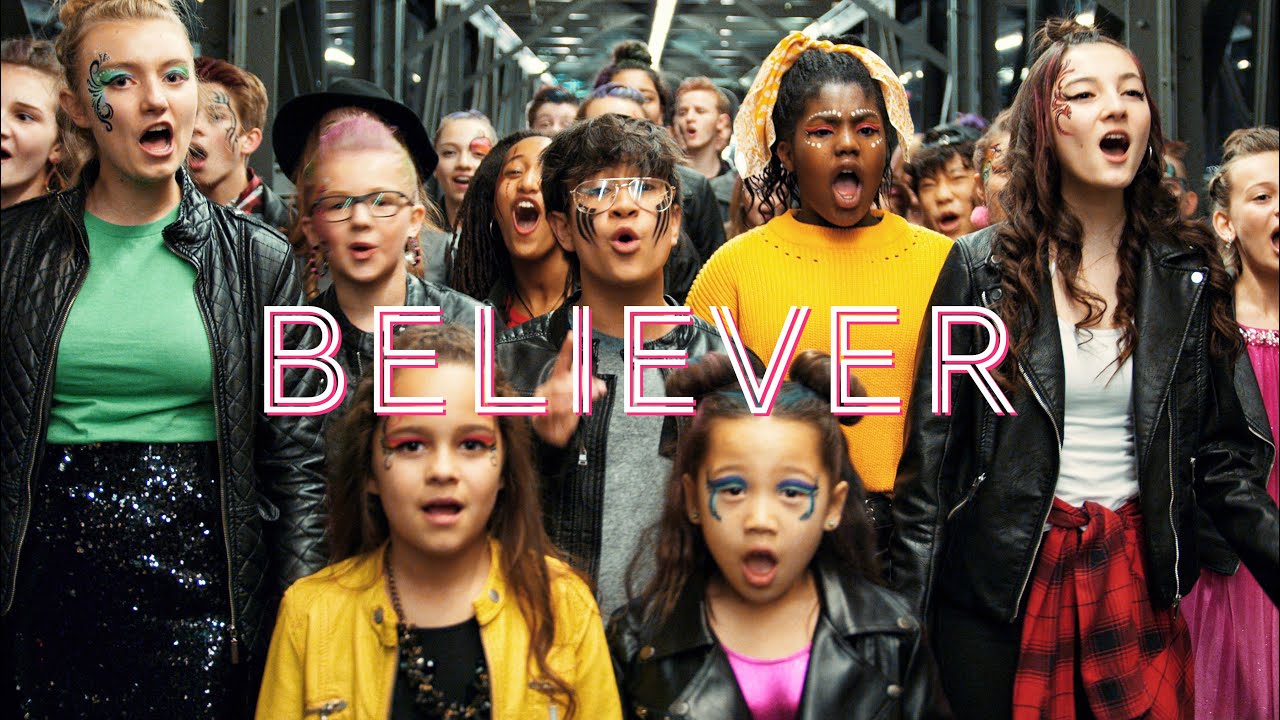 Kids Cover Imagine Dragons' 'Believer' | Inspiring Children's Choir Performance 🎶