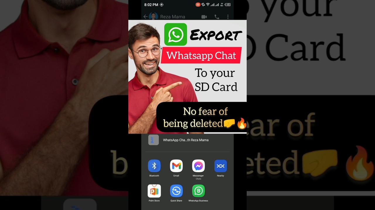 How to Export WhatsApp Chat to SD Card
