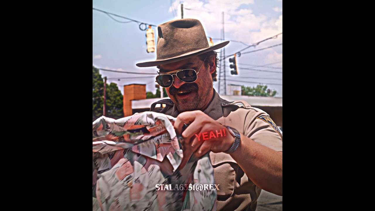 Jim Hopper's Epic Stranger Things Edit 🚨 | Must-See Action & Music