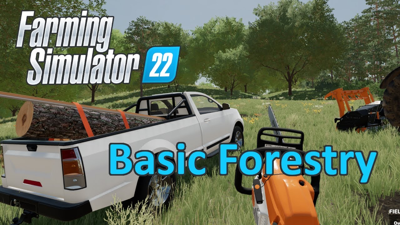 Farming Simulator 22 Tutorial | Basic Forestry (Chainsaw)