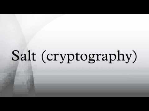 Salt (cryptography)