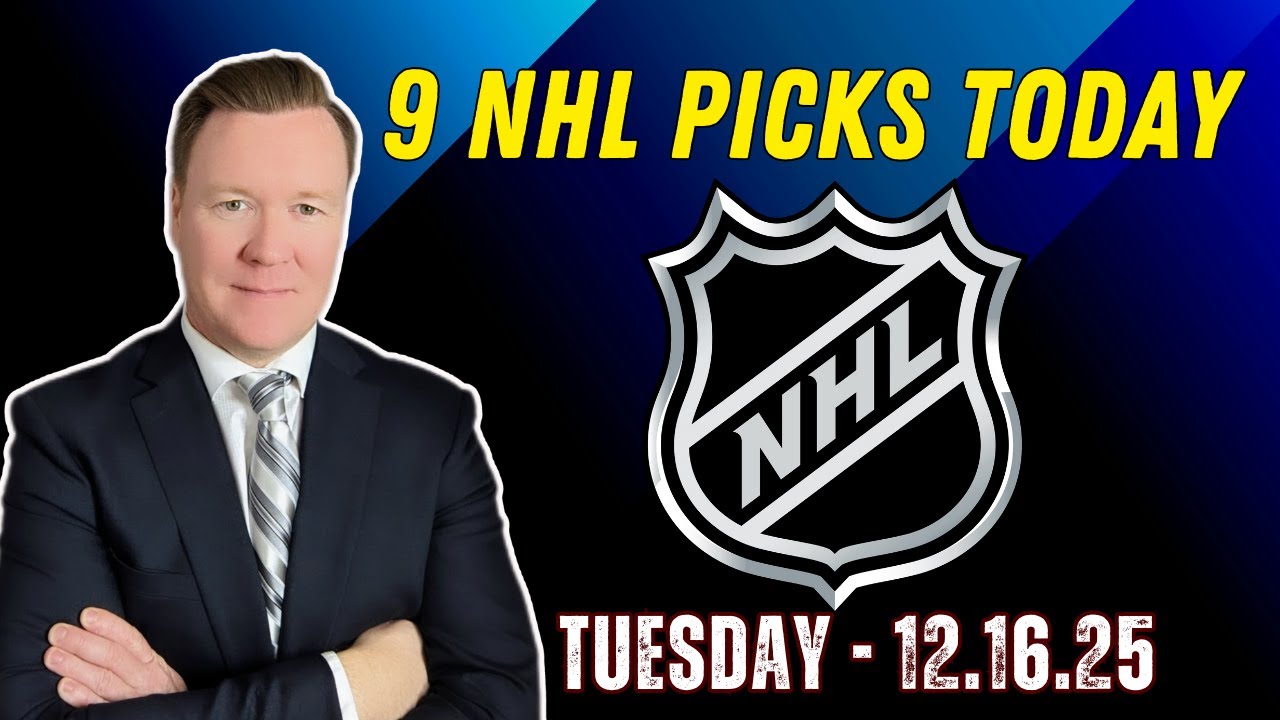 Tuesday 9 NHL Betting Picks l 12/16/25 l Vernon’s Best NHL Bets, Expert Picks and Predictions