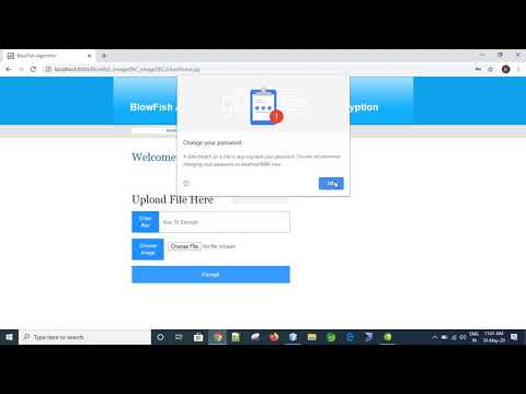 Blowfish Algorithm Image Encryption and Decryption Java Project