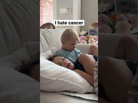 Weston asked โMommy why are you going to heaven?โ right before I started filming. ๐ #cancer #grief