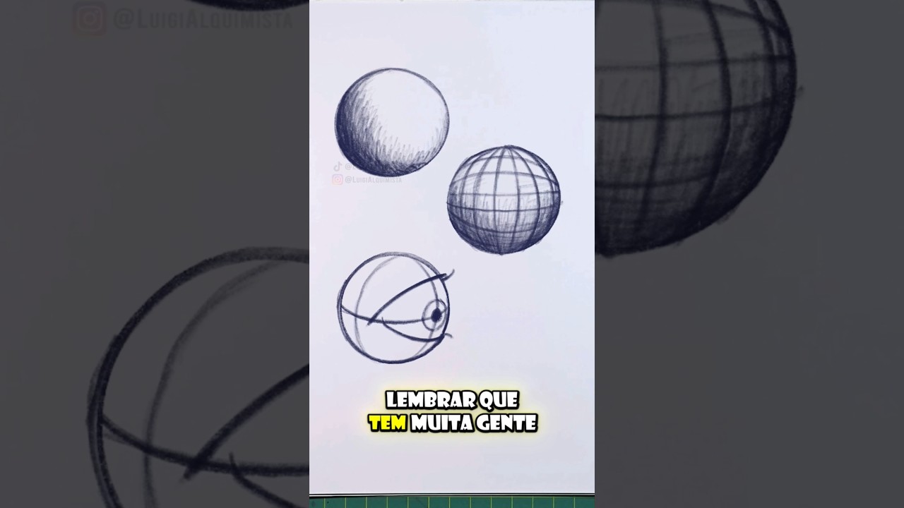 Como Desenhar Olhos Usando Esferas 👁️