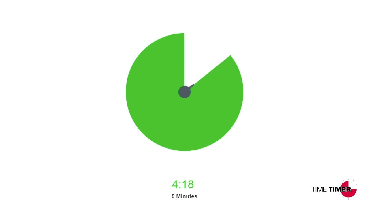 Time Timer: 5-Minute Visual Countdown ⏱️