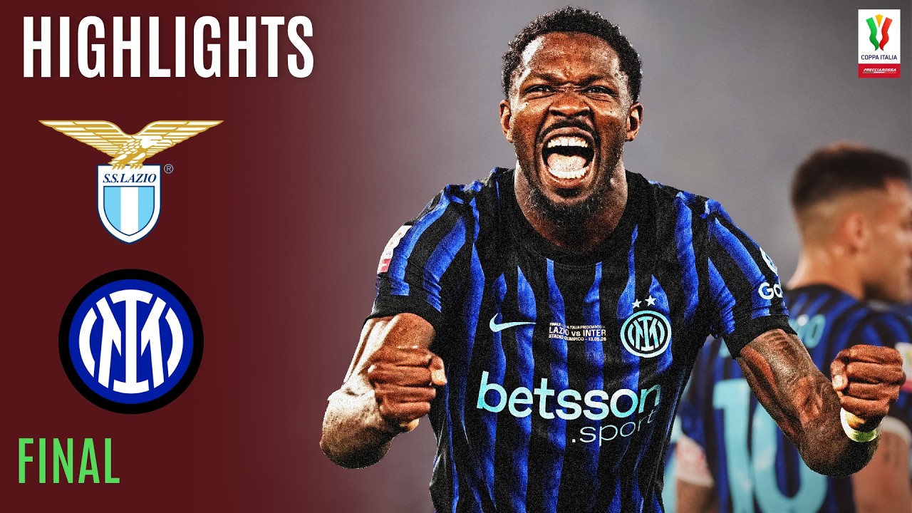 Inter Lift Their 10th Coppa Italia | LAZIO-INTER | HIGHLIGHTS | Coppa Italia Frecciarossa 2025/26