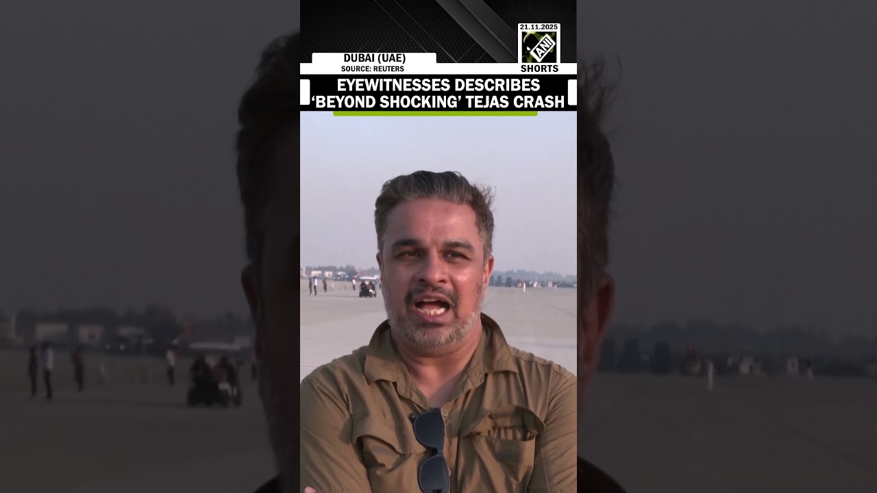 Eyewitnesses Describe Dubai Airshow Jet Crash ✈️