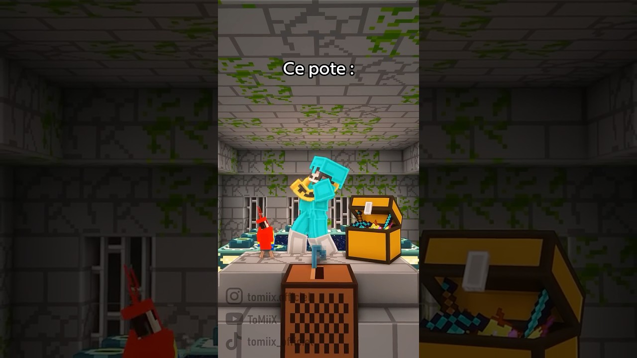 Ce pote toujours en retard sur Minecraft ⏱️