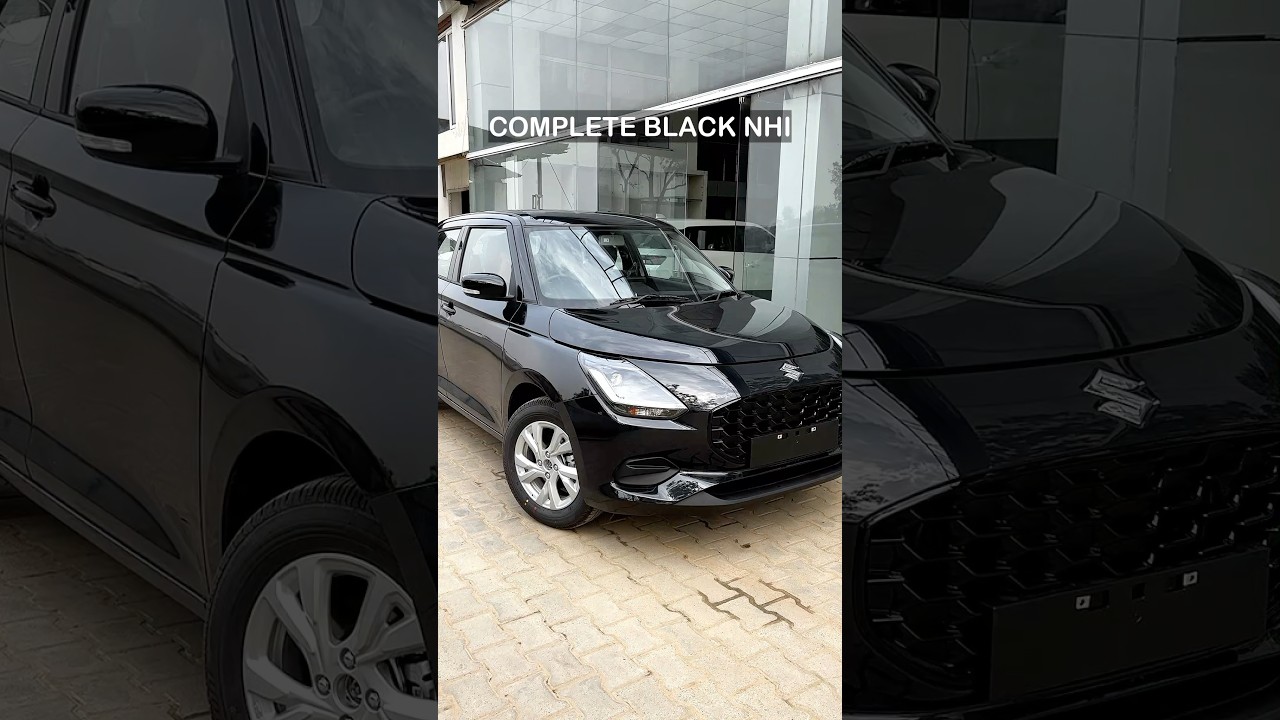 Maruti Swift ZXi 2025 in Black Color – Specifications and Price in New Delhi