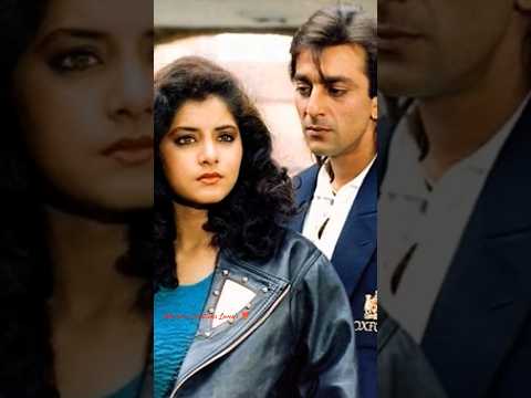 Sanjay Dutt and Divya Bharti 💔👫 Old Love Story| Sanjay Dutt Video 🫶🏻😎 #sanjaydutt #divya ✨ Bollywood