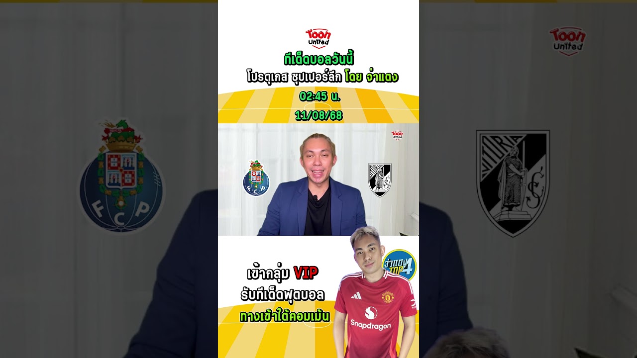 ปอร์โต้ vs วิตอเรีย กิมาไรส์ | วิเคราะห์และพรีวิวแมตช์เดือด ⚽