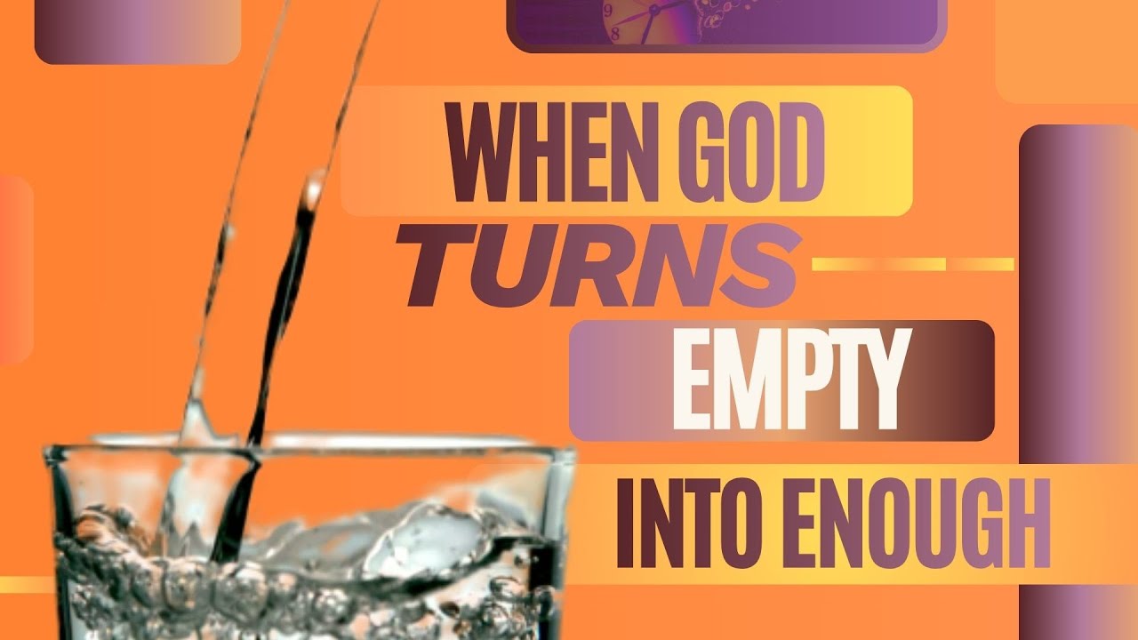 When God Turns Empty Into Enough | Dr. Tonya S. Hall