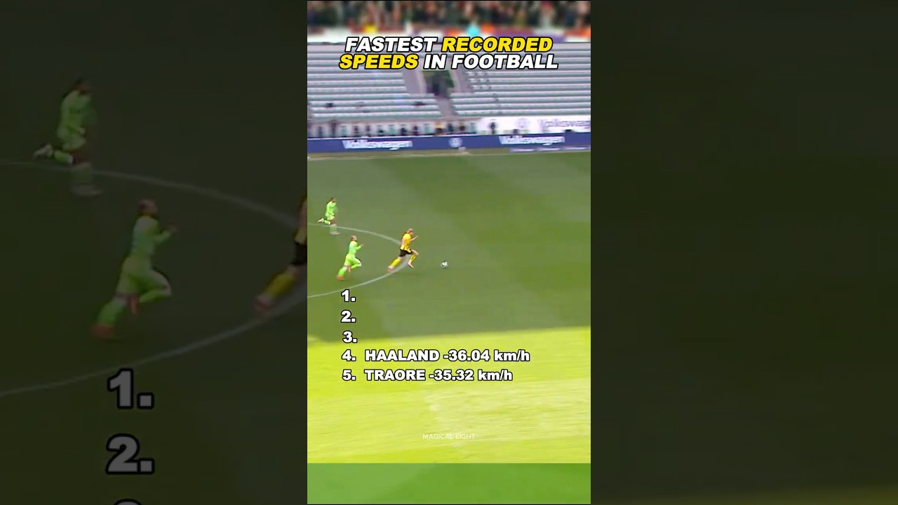 Fastest Speeds in Football History ⚽