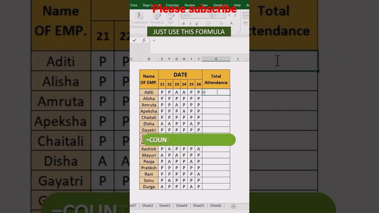 Excel Tips & Tricks: How to Count Specific Text Easily 📊