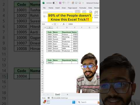 Don't Use Vlookup in Excel‼️Instead Use Amazing Function #exceltips #exceltricks #shorts #excel