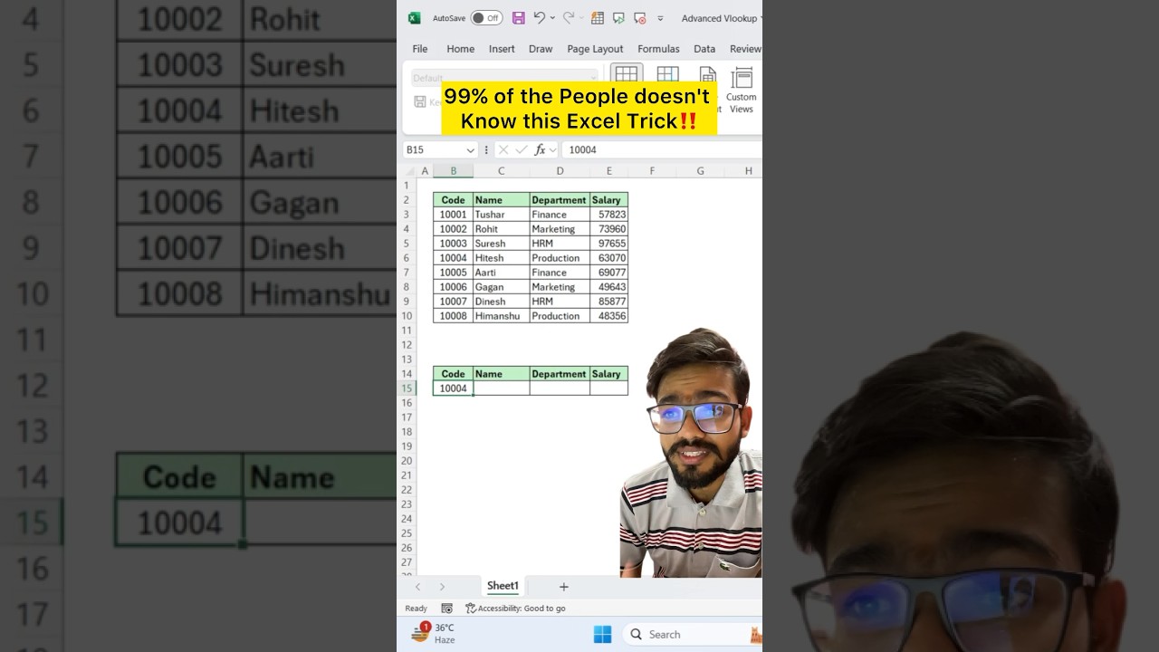 Say Goodbye to VLOOKUP! Discover a Smarter Excel Function 🚀