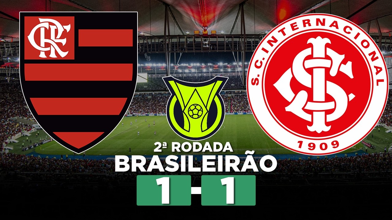 FLAMENGO EMPATA COM O INTER E RECEBE VAIAS DA TORCIDA NO MARACANÃ! FLAMENGO 1 x 1 INTERNACIONAL