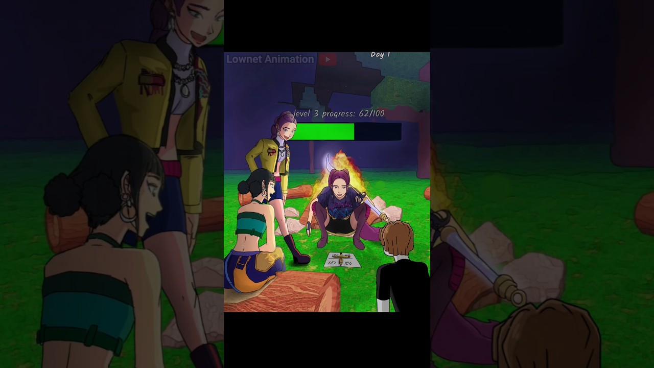 Kpop Demon Hunters x 99 Nights in the Forest Part 1