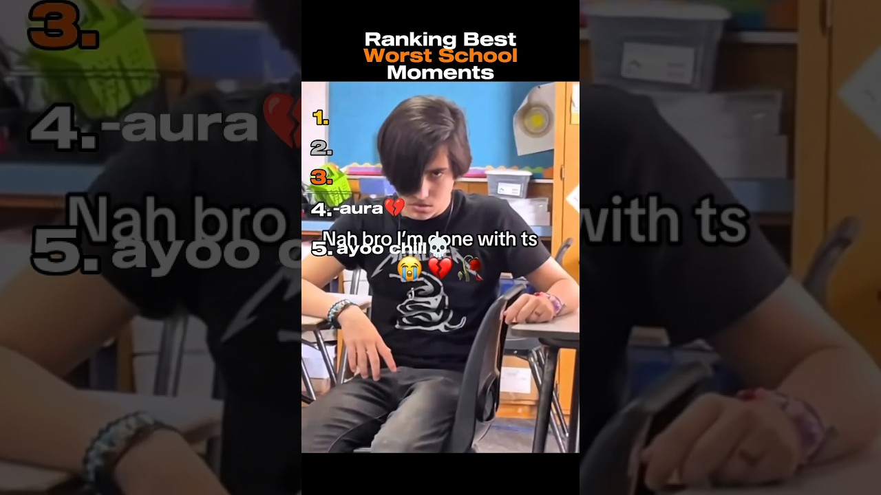 Ranking the Best and Worst School Moments