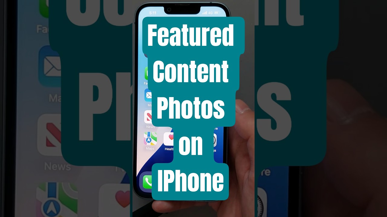 How to Use Featured Content Photos on iPhone 📸
