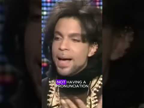 In a 1999 interview on @CNN, Prince explained why he changed his name to an unpronounceable symbol