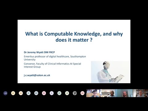 FCI AI Webinar - What is “computable biomedical knowledge”, and why is it important?