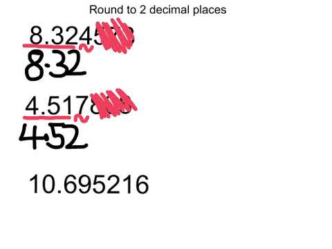 rounding: to 2 decimal places
