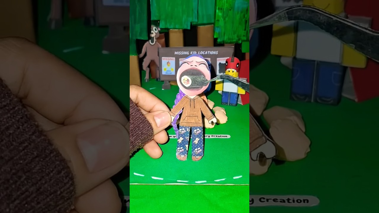 HUNTRIX x 99 Nights In The Forest | Roblox Paper Game Craft